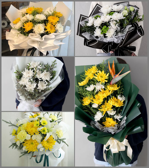 广西钦州钦北区贵台镇白事花束代送